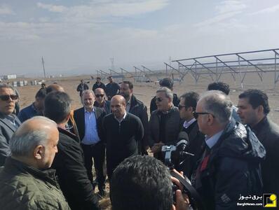  بازدید رئیس ساتبا از پروژه نیروگاه خورشیدی ۱۲۰ مگاواتی در جلفای آذربایجان شرقی