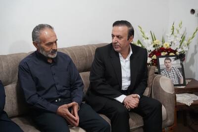  دیدار استاندار قزوین با خانواده شهید ابوالفضل سلیمانی