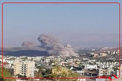  تصاویری از  دور جدید حملات رژیم صهیونی به ۲ روستا در جنوب لبنان