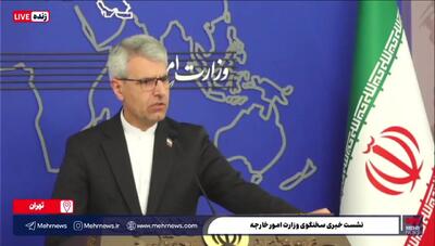  بقایی: رزمایش نیروی دریایی ارتش با چین و روسیه لغو نشده است + فیلم