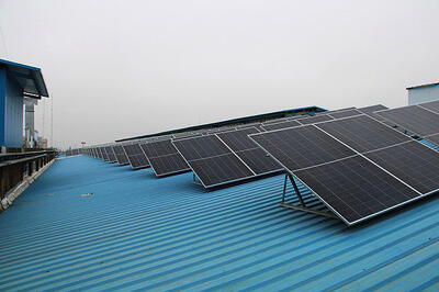 برق خورشیدی در شهرک صنعتی مشهد