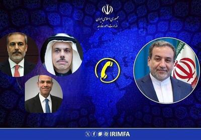  رایزنی عراقچی با وزرای خارجه مصر، عربستان و ترکیه + جزئیات