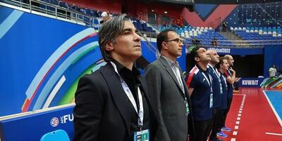 کنفرانس وحید شمسایی قبل از بازی فوتسال ایران مقابل ازبکستان