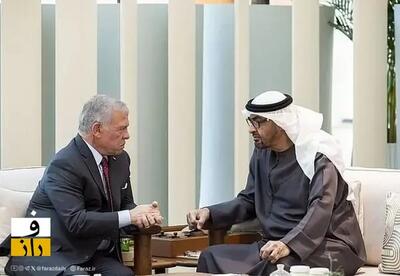  رایزنی تلفنی رئیس امارات و پادشاه اردن | تاکید دوباره بر اجرای کامل آتش‌ بس در غزه
