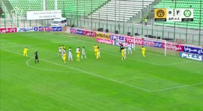 خلاصه بازی ذوب آهن 2 - فجرسپاسی 1 + ویدئو