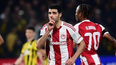 خلاصه بازی آ. ا.ک آتن 1-1 المپیاکوس (گل دقیقه 106 مهدی طارمی)