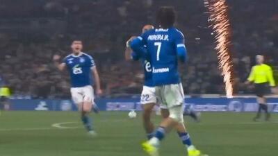 گل اول استراسبورگ به پاری سن ژرمن (دوئه)