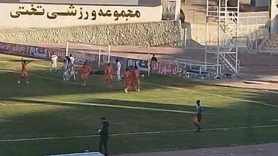 گل دوم سایپا به بعثت کرمانشاه (علی دهقان)