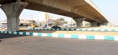  تقاطع شهدای غزه کلانشهر اهواز آماده بهره‌برداری شد