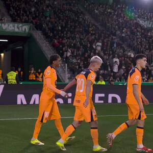 ویدئو: جنجال بصری در پخش زنده بازی بارسلونا