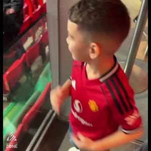  ویدئو: وقتی شادی گل کاسمیرو سهم پسرش شد