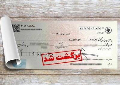 آمار عجیب بانک مرکزی از چک‌های برگشتی؛ تهران در صدر جدول