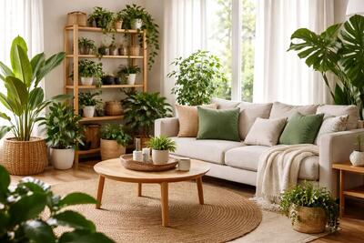  دکوراسیون با سبزه‌ها و گیاهان خانگی؛ ترکیب زیبایی و آرامش