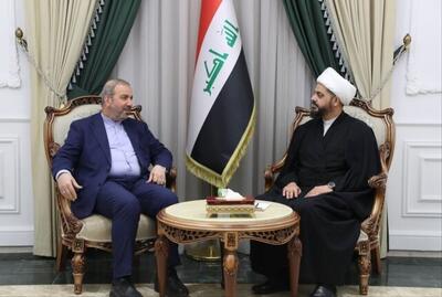  تأکید دبیرکل جنبش عصائب اهل حق بر پشتیبانی عراق از ایران
