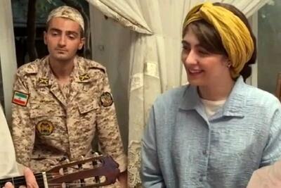  آواز معروفا؛ بنیامین بهادری تو دورهمی کنار همسرش چه آهنگی میخونه با حال پریشون