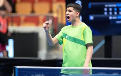 بنیامین فرجی در جمع چهار نفر اول تنیس روی میز جوانان جهان