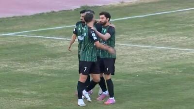 گل اول خیبر به فولاد توسط قنبری