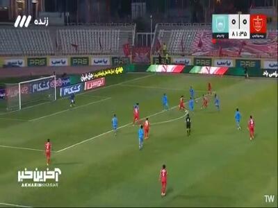 گل اول پرسپولیس به چادرملو توسط محمودی