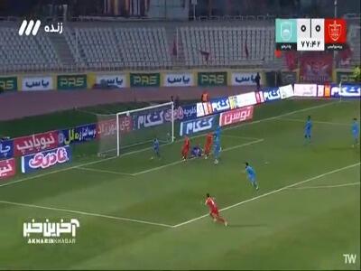 تیر دروازه چادرملو روی شوت ارونوف لرزید