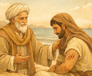 ماجرای کنار دریا رفتن سعدی 