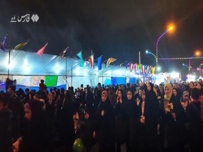  خیل عاشقان در مسیر جمکران