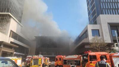 آتش‌سوزی در کارخانه‌ای در کره جنوبی