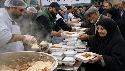  توزیع ۱۲۰۰۰ پرس غذای گرم به مناسبت میلاد امام زمان (عج) میان نیازمندان رشت