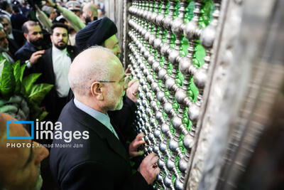 عکس/تجدید میثاق رییس و نمایندگان مجلس با آرمان‌های امام راحل