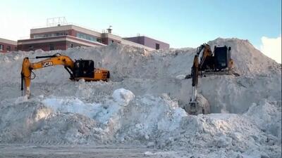  رکوردشکنی تاریخی بارش برف در مسکو