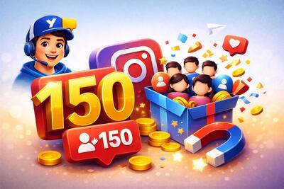  یار فالوور | دریافت روزانه 150 فالوور رایگان اینستاگرام