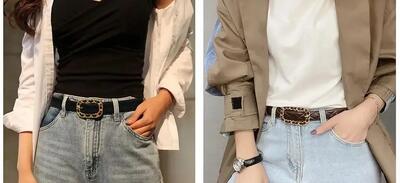  چگونه با انتخاب کمربند درست، لاغرتر و قد بلندتر دیده شویم؟ - چی بپوشم