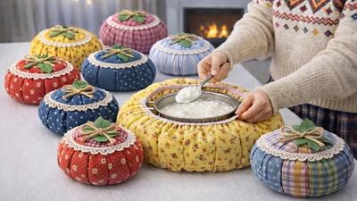  چگونه روکش مخصوص ماست و خمیر بدوزیم / پروژه خیاطی آسان