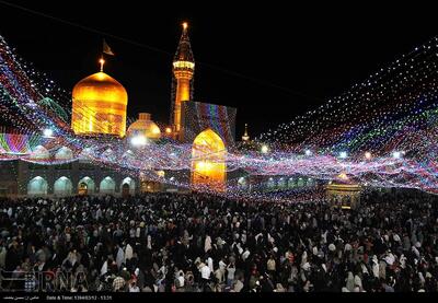  جشن عید نیمه شعبان در مشهد مقدس+ فیلم