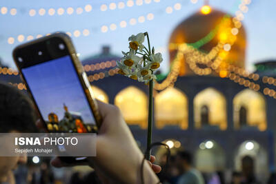تصاویر: حال و هوای شب نیمه شعبان - مشهد