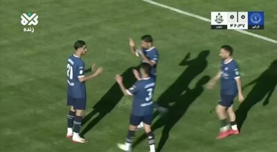 گل اول گل گهر به ملوان + ویدئو