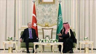  اردوغان با بن سلمان در ریاض دیدار کرد