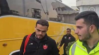 ورود تیم پرسپولیس به ورزشگاه برای تقابل با چادرملو
