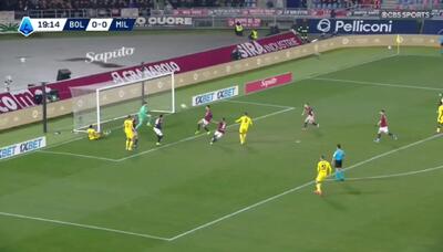 ویدیو: گل اول میلان به بولونیا توسط روبن لوفتوس چیک