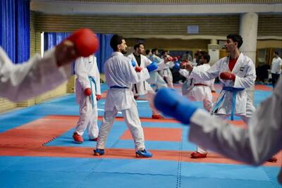 آغاز اردوی تیم ملی کاراته بزرگسالان