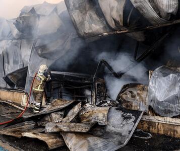 حریق بازار جنت‌آباد مهار شد - ایران ویو 24