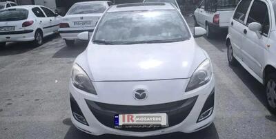  حراج داغ 910/000/000 تومانی خودرو مزدا ۳ نیو مدل : 1389 (مصارده ای دولت) تا 27 بهمن 1404