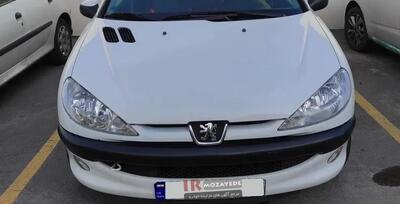  حراج 490/000/000 تومانی خودرو پژو 206 TU5 سفید مدل : 1396 فول (توقیفی دولت)