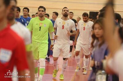  حریف ایران در نیمه‌نهایی فوتسال آسیا مشخص شد