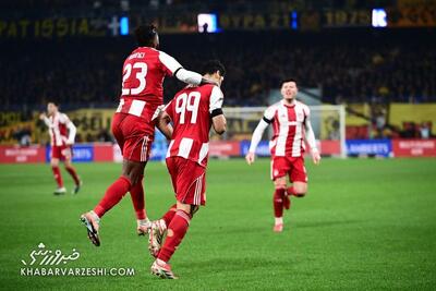 طارمی جایزه گرفت/ ستاره ایرانی با زوج جدید در خط حمله المپیاکوس +عکس