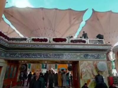  فیلم/ گل آرایی حرم امیرالمؤمنین در آستانه میلاد امام عصر(عج)