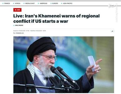 واکنش رسانه‌های عبری و آمریکایی به هشدار رهبر انقلاب درباره «جنگ منطقه‌ای»