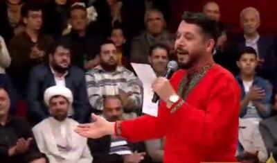 فیلم/ مولودی خوانی پرشور با لهجه زیبای کرمانجی در مهدیه معلی