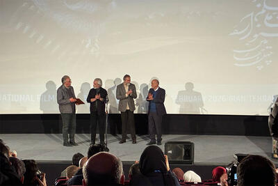 منوچهر محمدی تجلیل شد؛ او مانند پدر برای سینمای ایران است