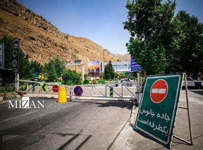  جاده چالوس یک طرفه شد