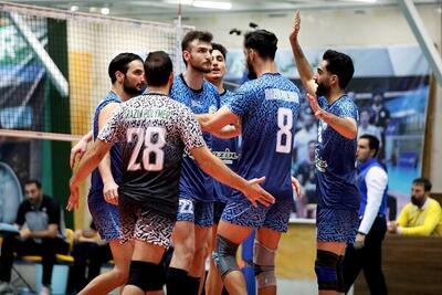 پیروزی رازین پلیمر در دربی والیبال تهران - پارس فوتبال